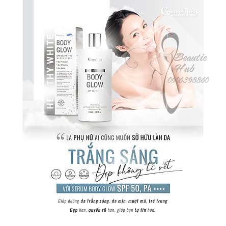 Serum Làm Sáng Da Toàn Thân COSMEHEAL Healthy White Body Glow Sản Phẩm Được Nghiên Cứu Y Khoa-SPF 50/ PA ++++(150ml)