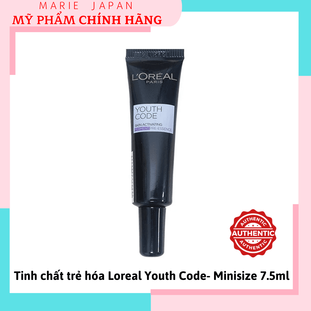 [HCM][MINISIZE] Tinh Chất Trẻ Hóa  LOreal Paris Youth Code Skin Activating Ferment Pre-Essence 7.5ml
