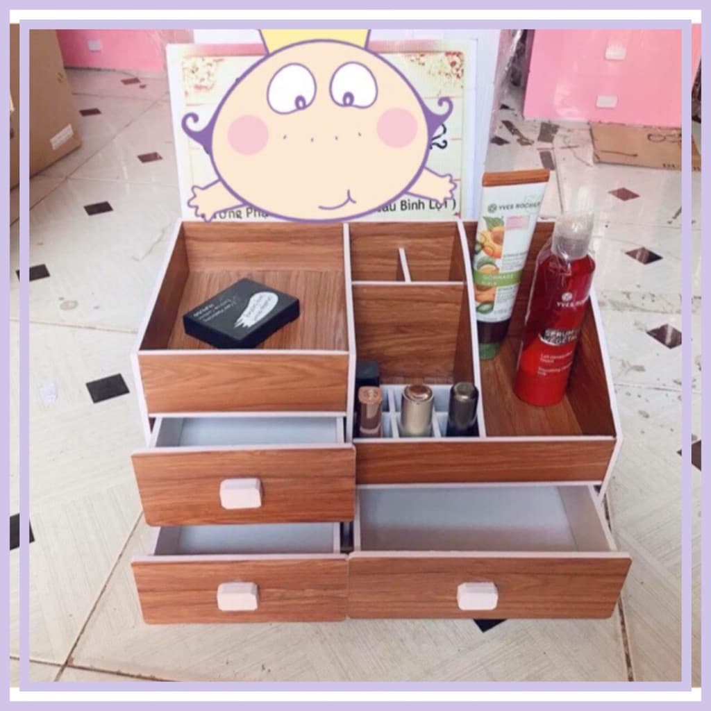 [HCM]Kệ đựng mỹ phẩm max 35 để son phấn trang điểm siêu gọn chất lượng
