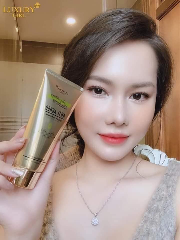 [HCM]Sữa Rửa Mặt Thải Độc Diệp Lục Luxury Girl