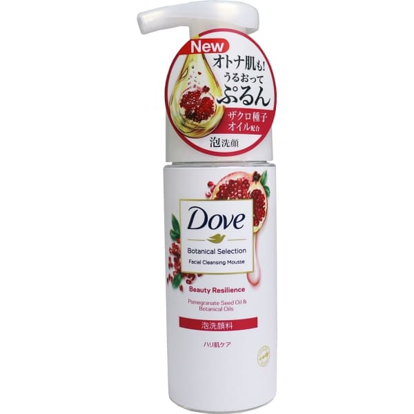 Sữa rửa mặt DOVE Botanical Selection dầu hạt lựu và dầu argan 145ml