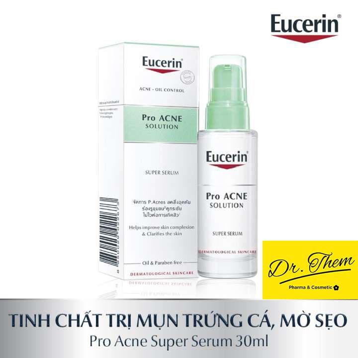 Tinh Chất Giảm Mụn Mờ Sẹo Eucerin Pro Acne Solution Super Serum 30ml