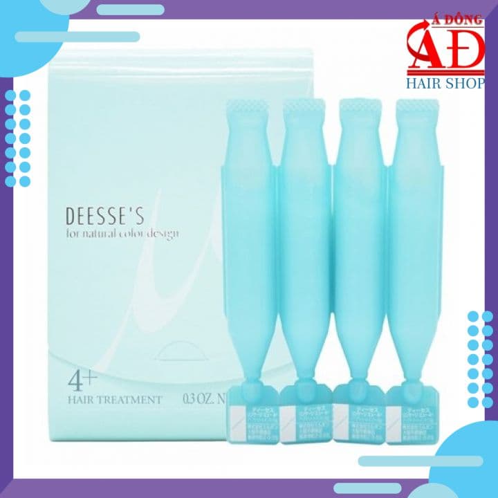 [Chính hãng] Kem dưỡng suôn mượt tóc tại nhà Milbon Deesses vĩ 4 ống