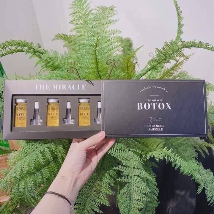 Set serum Botox tươi THE MIRACLE - MÚI XÙ Tái tạo phục hồi da 3 chai