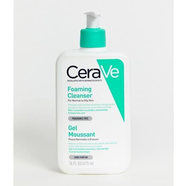 [HCM]CeraVe - Sữa rửa mặt CeraVe Foaming Facial Cleanser Da Dầu 473ml