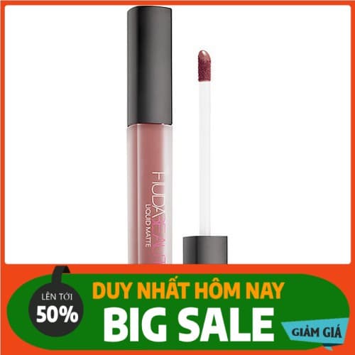 [Hàng Loại Xịn] Set 4 son môi kem lì huda beauty liquid matte đẹp cao cấp loại tốt màu hồng đỏ trầm