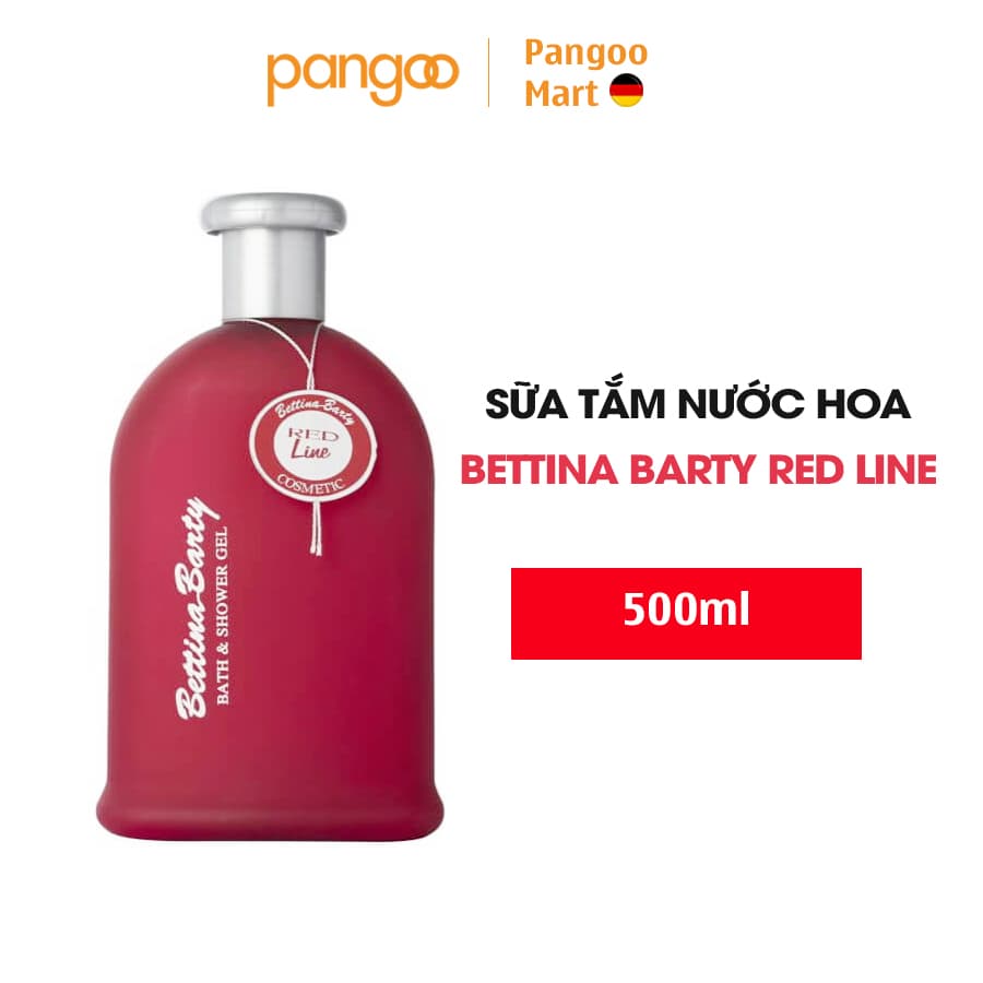 [HCM]Sữa tắm nước hoa BATH & SHOWER GEL BETTINA BARTY RED LINE nhập khẩu Đức 500ml
