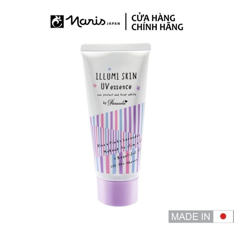 [Chính hãng] Gel chống nắng nâng (bật) tông da Naris Illumi Skin UV Essence SPF50 ++90g
