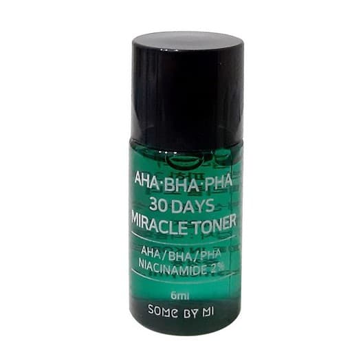 Nước hoa hồng toner giảm mụn Some By Mi AHA BHA PHA 30 Days Miracle Mini 6ml