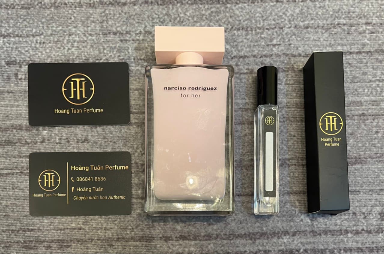 [ Mẫu Thử ] Nước Hoa Narciso Rodriguez For Her 10Ml Edp Spray / Chuẩn Authentic