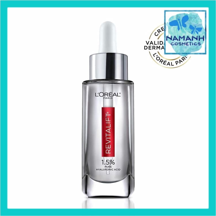 Serum dưỡng ẩm chống lão hóa L’Oreal Paris Revitalift Derm Intensives 1.5% Pure Hyaluronic Acid Anti-Aging Face