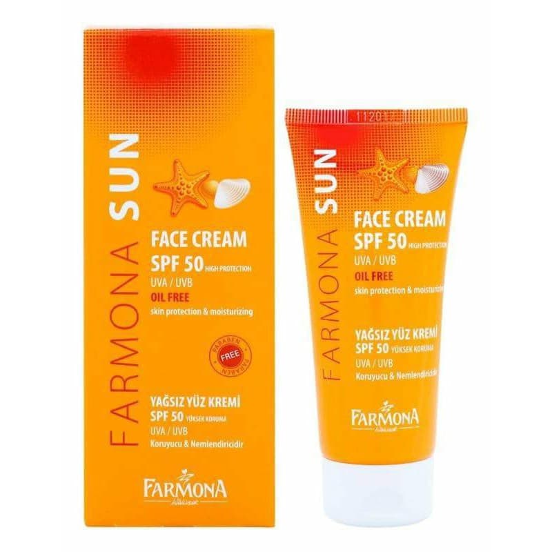 Kem chống nắng Farmona Sun Oil Free FPE 50 dành cho da tổng hợp da mụn da dầu da nhạy cảm giúp nâng tông da mịn và sáng da Balan 50ml