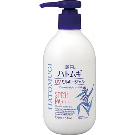 [HCM]Sữa dưỡng thể dưỡng ngày chống nắng Hatomugi SPF31 PA+++