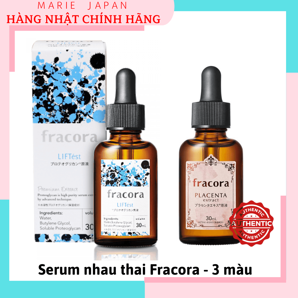 Serum Trắng Da Chống Lão Hóa Fracora Nhật Bản 30ml