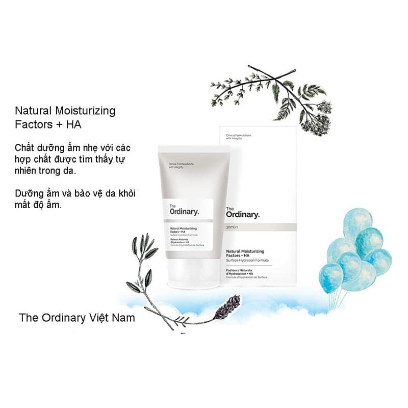 Kem Dưỡng Ẩm The Ordinary Natural Moisturizing Factors + HA 30-100ml