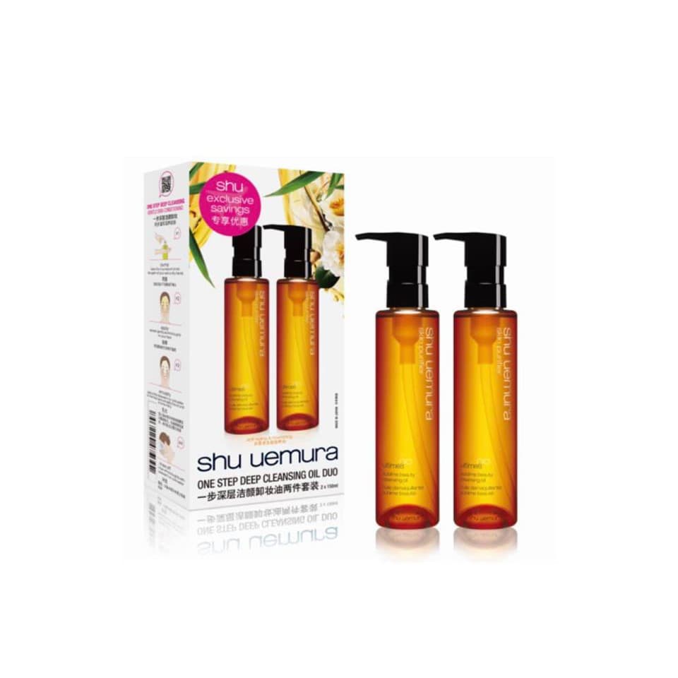 Dầu Tẩy Trang Shu Uemura Ultime8 Cleansing Oil Duo Set 150ml*2