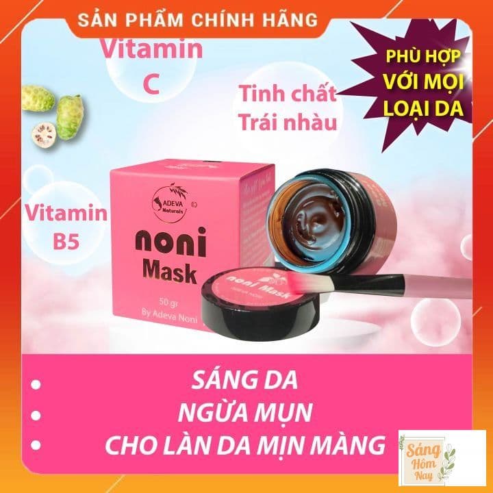 [HCM]Adeva Noni Mask - Mặt nạ dưỡng da Trái Nhàu - 50gr - An toàn cho cả da nhạy cảm
