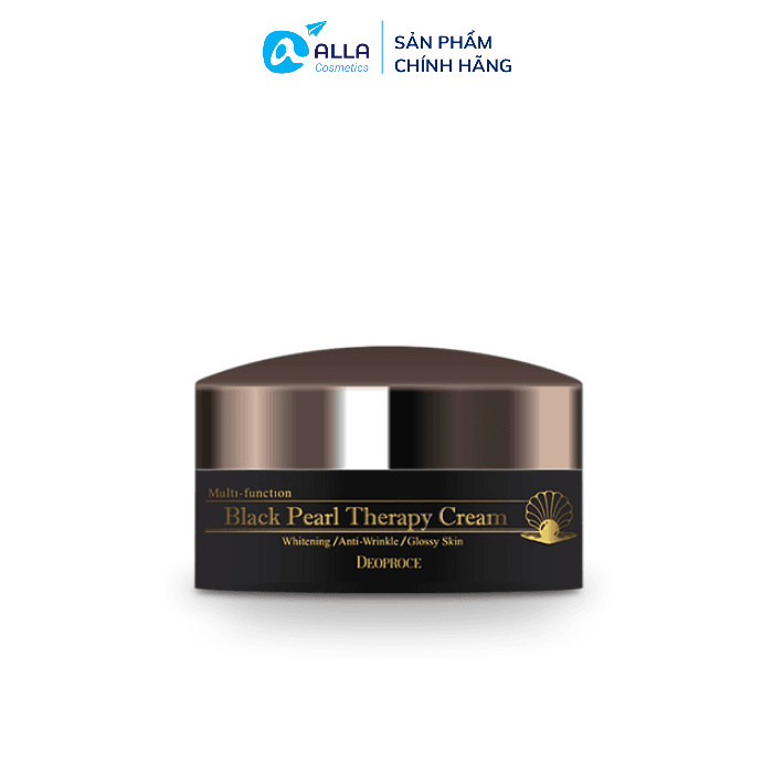 [HCM]Kem Dưỡng Ẩm Căn Mịn Giàu Chất Khoáng Thích Hợp Cho Da Khô Da Xỉn Màu DEOPROCE Black Pearl Therapy Cream 100g