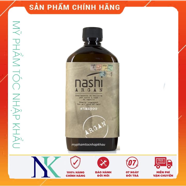 Dầu Gội Nashi Argan Phục Hồi Tóc Hư Tổn 500Ml