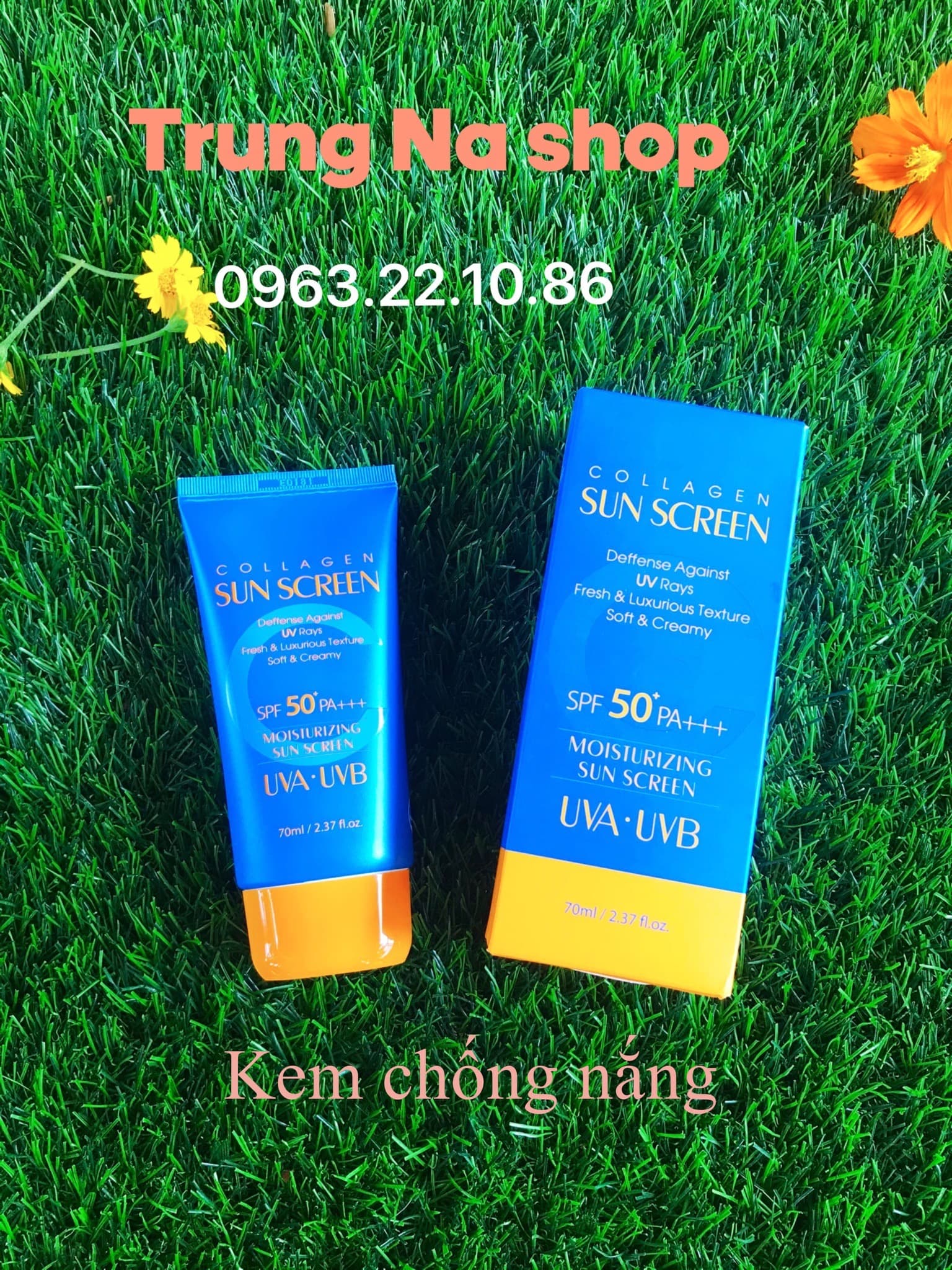 Kem Chống Nắng 3w Clinic Collagen Sun Screen SPF 50+ PA+++