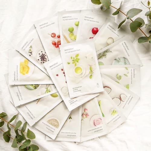 Mặt nạ giấy Innisfree Its Real Squeeze Mask dưỡng chất thiên nhiên dưỡng ẩm căng mọng da - HONGS BEAUTY