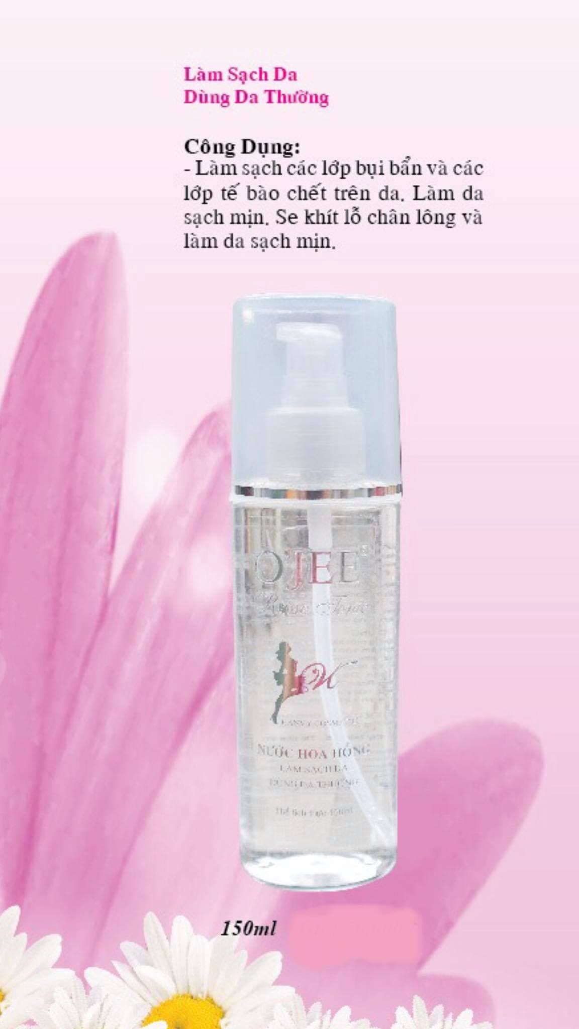 Nước hoa hồng Ojee - Dùng cho da thường 150ml
