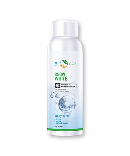 Biocosmetics Snow white | Xịt lạnh trắng dưỡng da | bicos Snow white