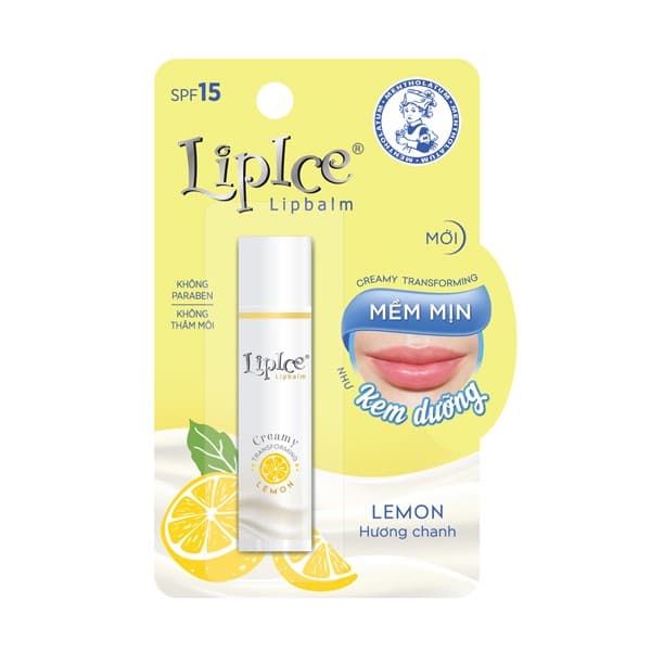 Son dưỡng môi không màu mềm mịn LipIce cremy Số 1 Nhật Bản 4.3g - Hương cam