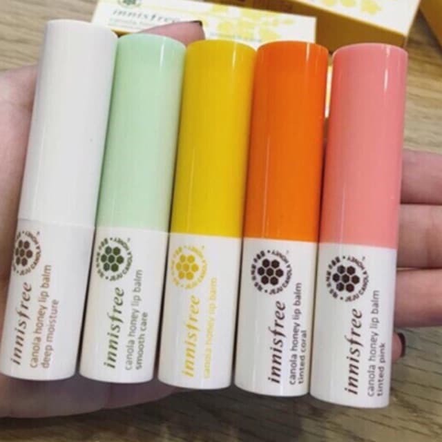 [HCM]Son dưỡng môi Innisfree Canola Honey Lip Balm