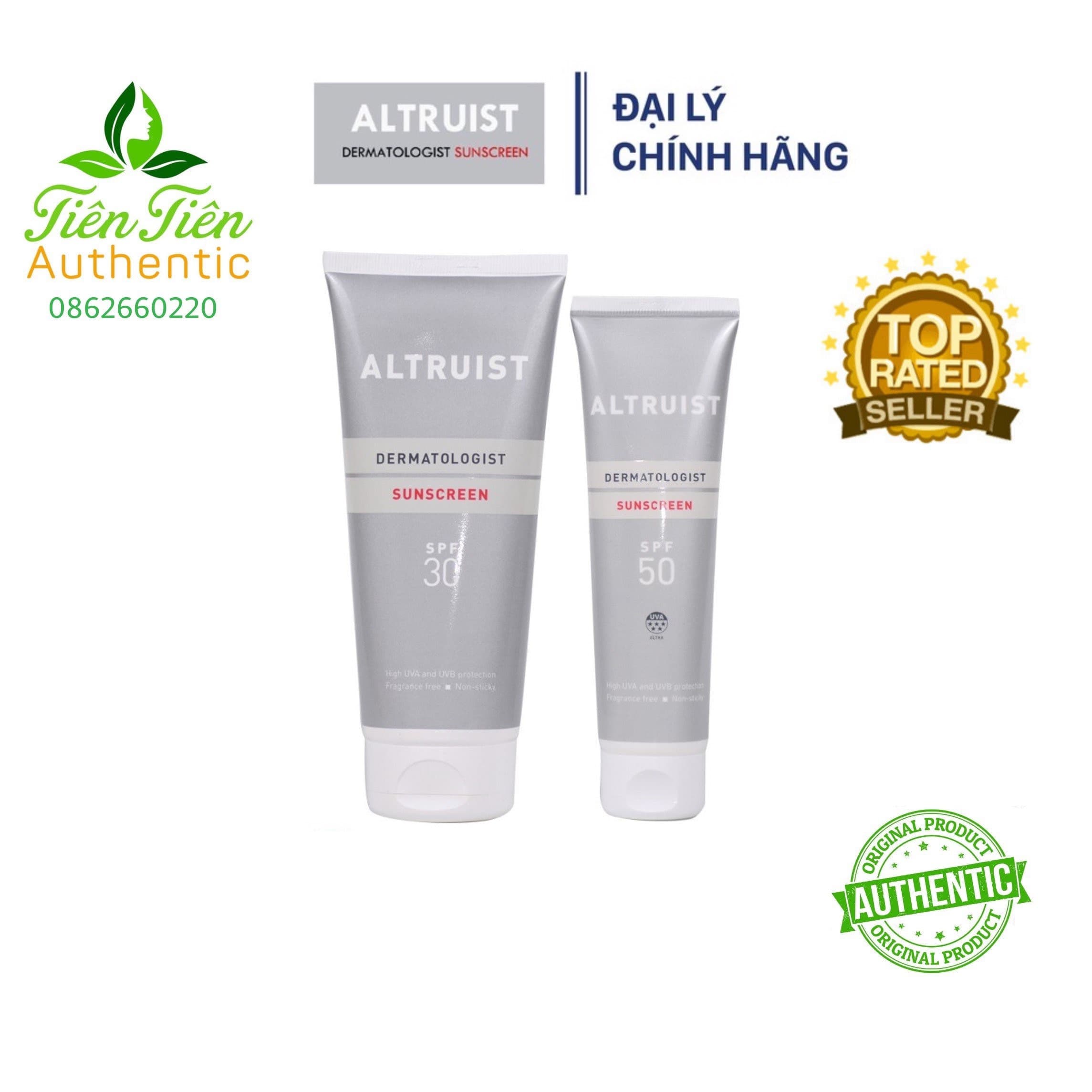 Altruist - Kem chống nắng Dermatologist 100ml và 200ml