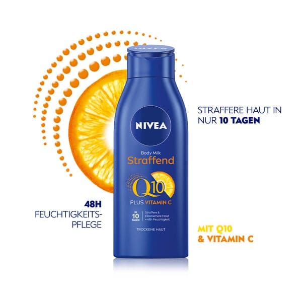 Sữa dưỡng thể làm săn chắc da NIVEA với Q10 dành cho da khô chai 400 ml sữa dưỡng thể - Hàng Đức
