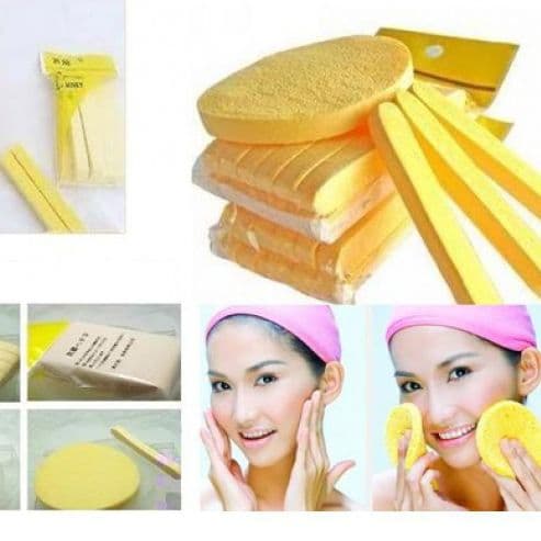 Bông mút bọt biển rửa mặt tám kem nền mềm mại