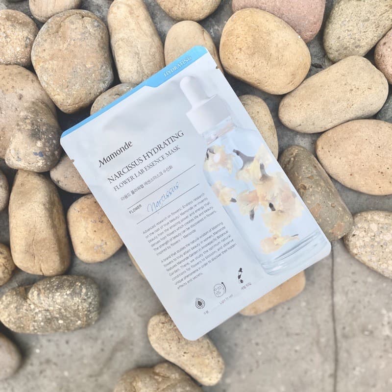 Mặt nạ giấy Mamonde Narcissus Hydrating Flower Lab Essence Mask bổ sung độ ẩm tức thì từ hoa thuỷ tiên  25ml