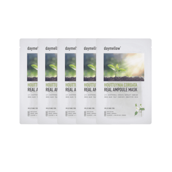 Daymellow Mặt Nạ Chiết Xuất Rau Diếp Cá Houttuynia Cordate Real Ampoule Mask 27ml