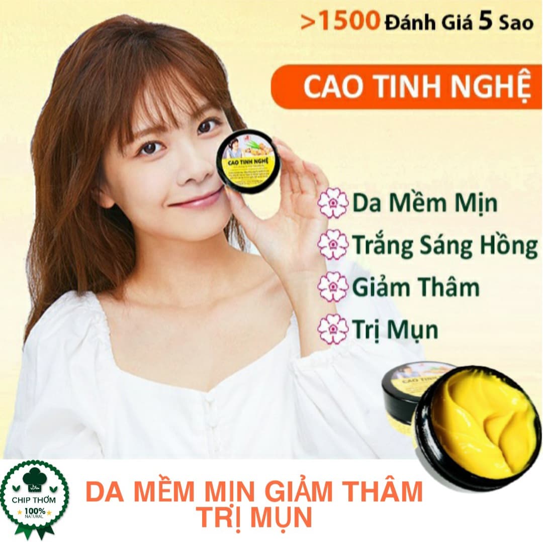 [HCM]Kem Nghệ Tươi Mặt Nạ Ngủ Cao Tinh Nghệ Dưỡng Da| Sản phẩm Handmade