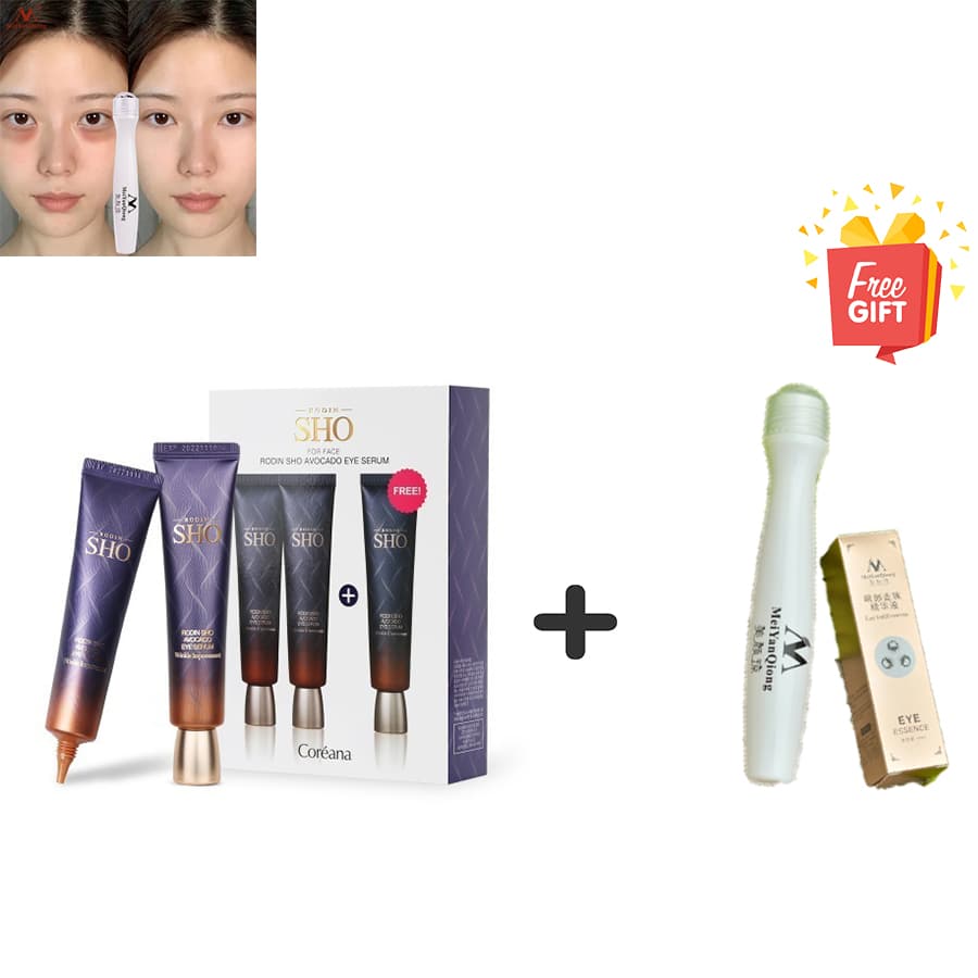 [HCM](Free Gift) Kem dưỡng da vùng mắt cấp ẩm & hạn chế nếp nhăn Rodin Sho Avocado Eye Serum tặng kèm cây bôi mắt