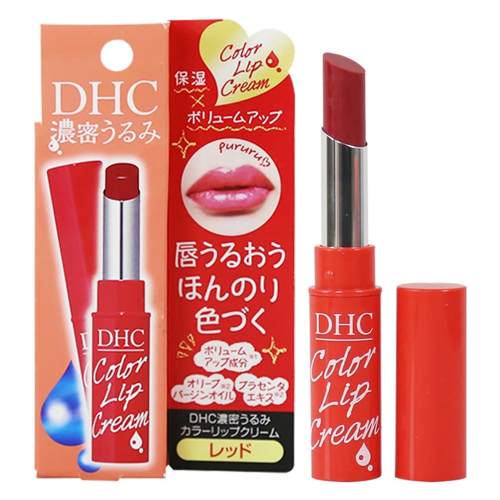 Son dưỡng môi có màu DHC Color Lip Cream (Màu đỏ) 1.5g- Made in Japan