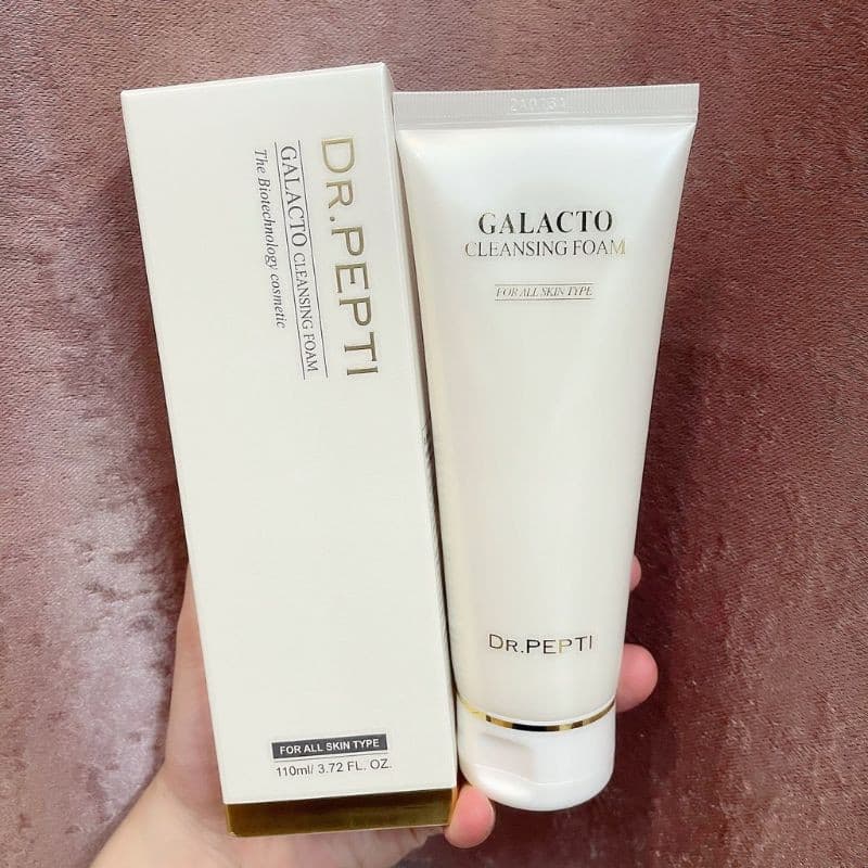 [HCM]Sữa Rửa Mặt Dr.Pepti Galacto Cleansing Foam 110ml