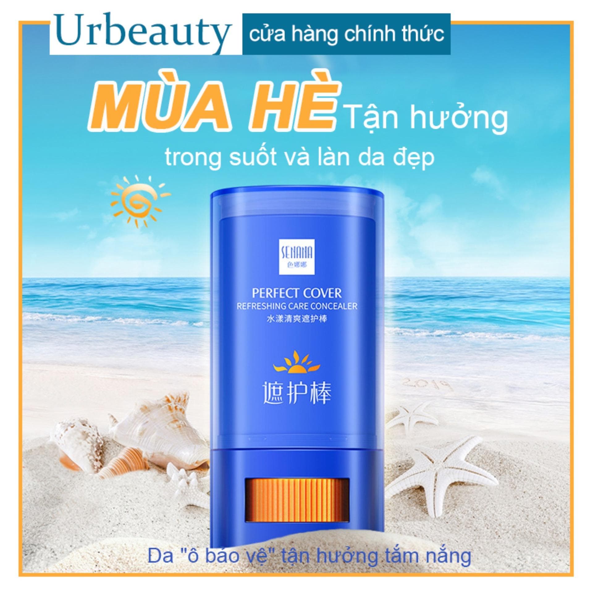 【Urbeauty Mall】Kem che khuyết điểm làm mới kem che khuyết điểm cách ly tự nhiên Trang điểm tự nhiên làm sáng da tông màu che khuyết điểm