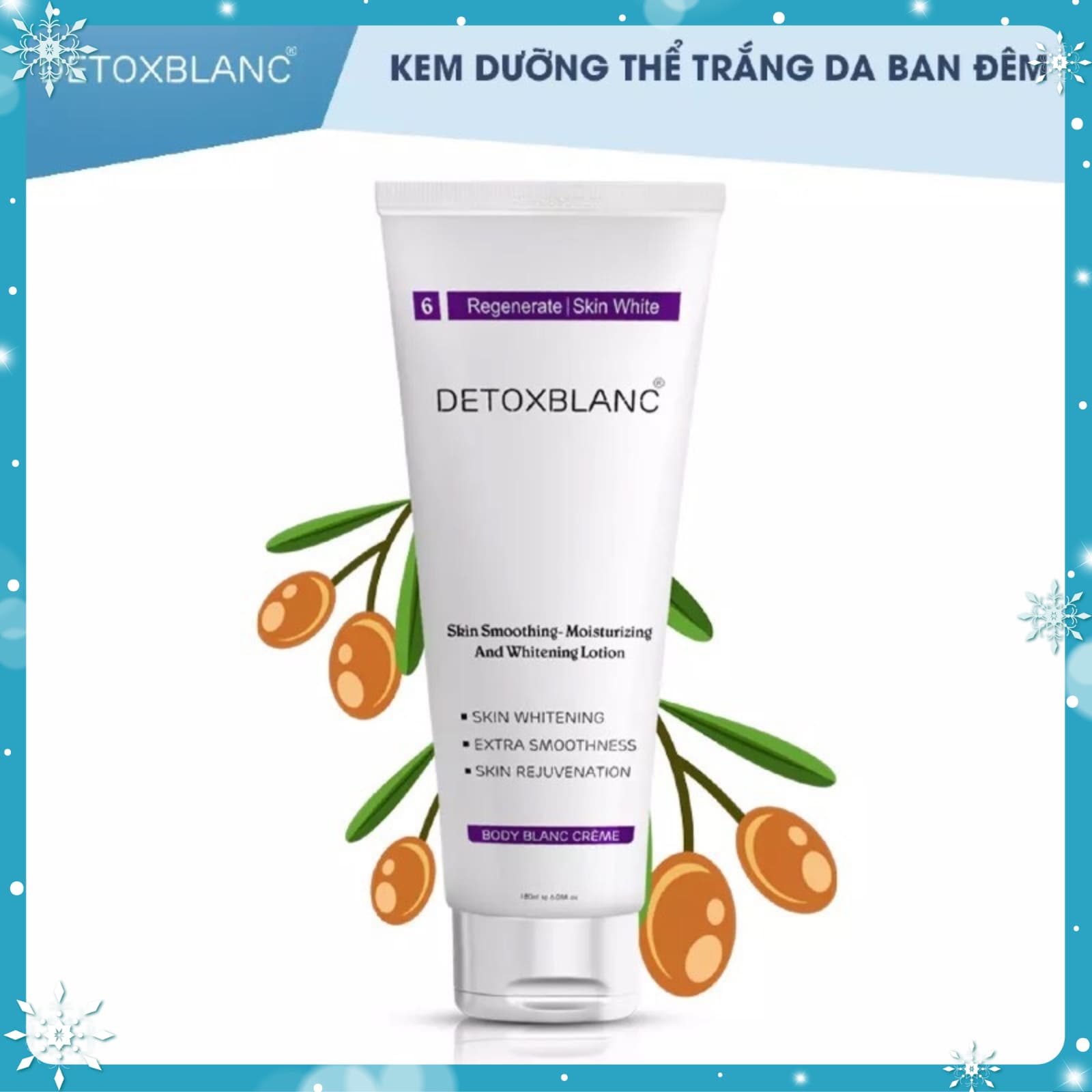 Kem Dưỡng Thể Trắng Da Ban Đêm Detox Blanc - Body Blanc Crème