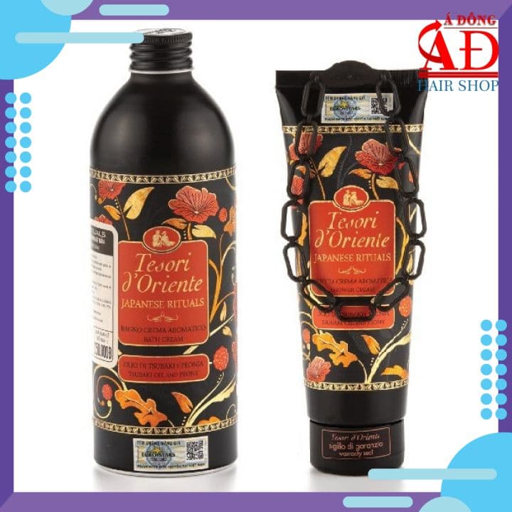 Sữa tắm nước hoa Trà Nhật Bản Tesori DOriente Olio Di Tsubaki E Peona Shower 500ml (ITALY)