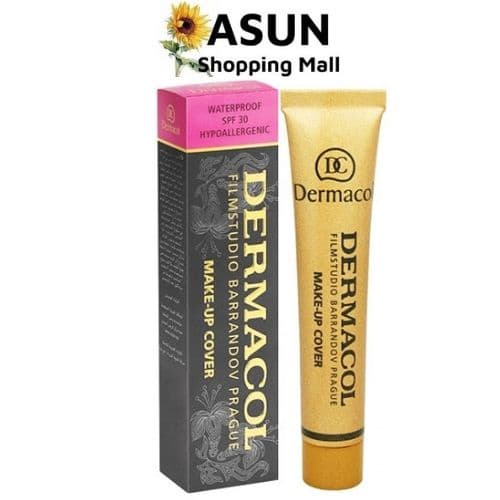 Kem Nền Che Khuyết Điểm Derma 30g Chống Nắng Chống Thấm Nước Màu 208