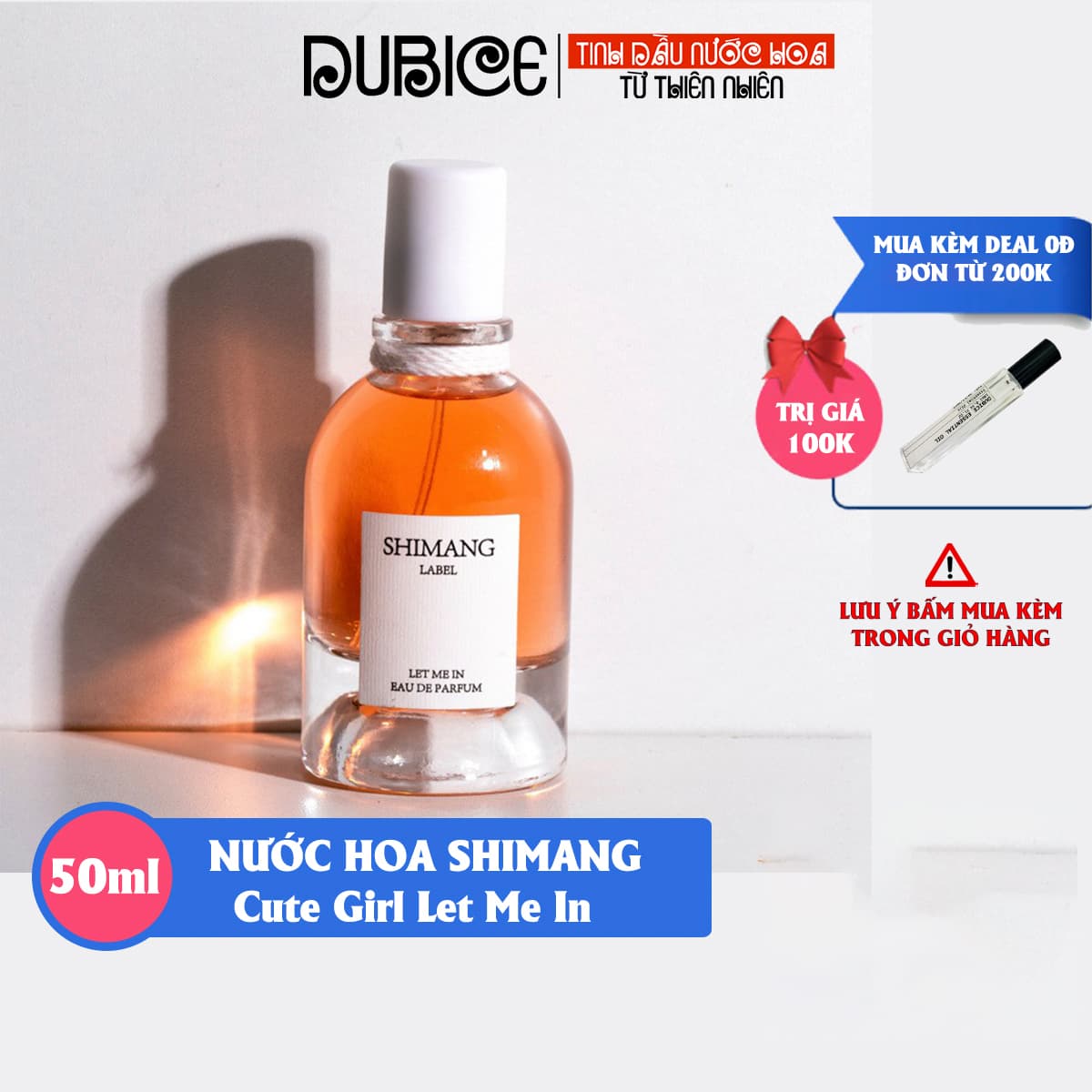 [TPHCM] Xịt thơm toàn thân Body Mist Shimang Cute Girl Let Me In Cao Cấp Chai thủy tinh nắp nhựa 50ml - nước hoa Shimang