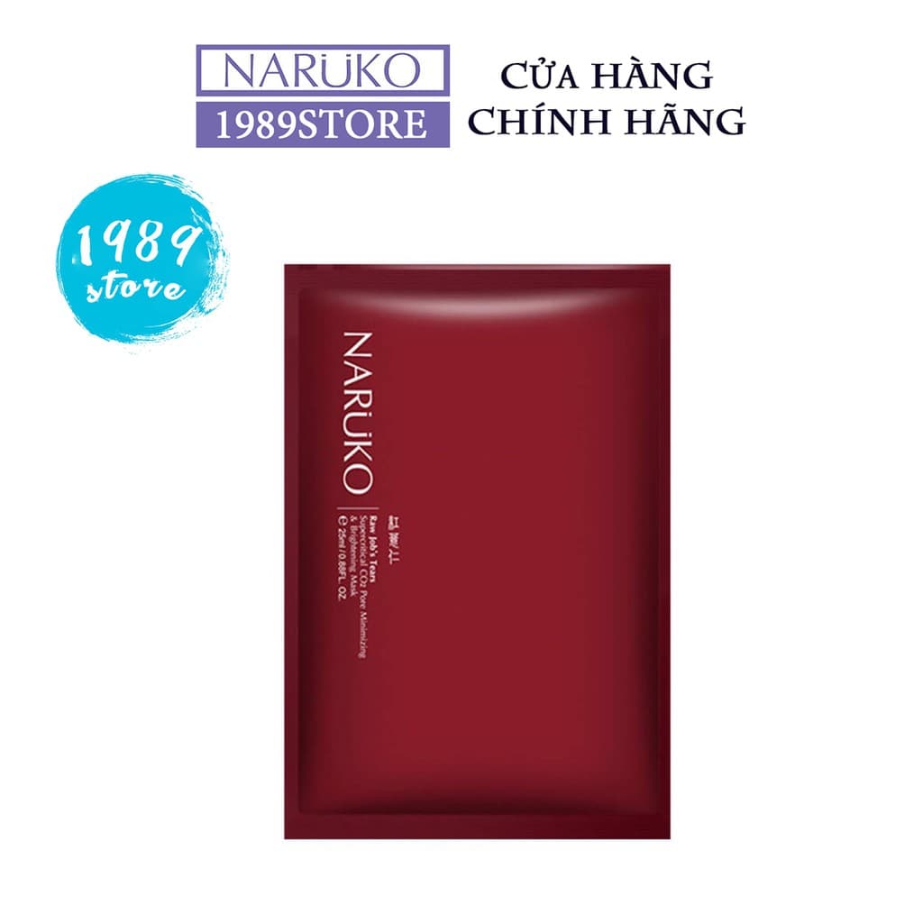 Mặt Nạ Giấy NARUKOBản Đài Loan 1 Miếng Lẻ - 1989Store Phân Phối Chính Hãng