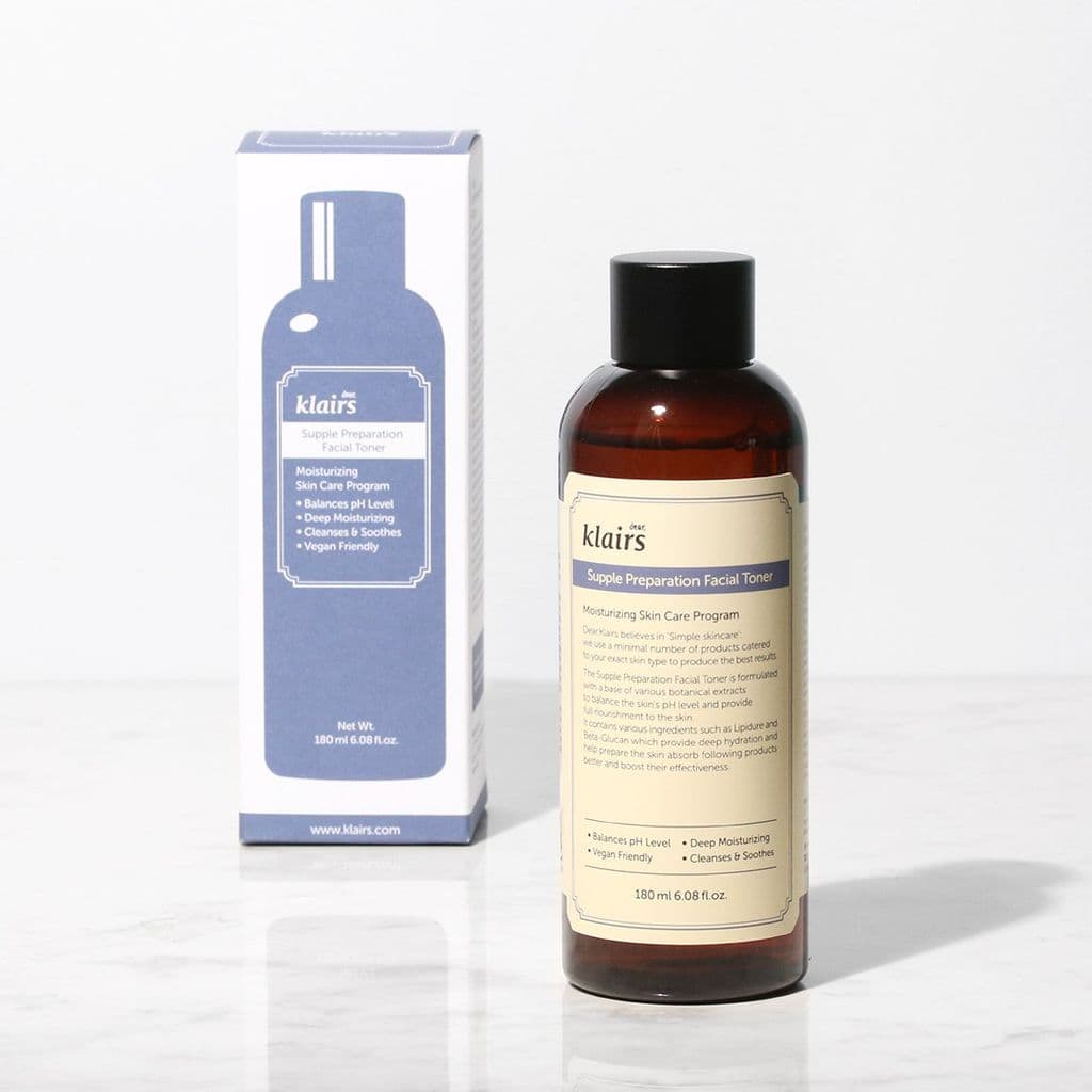 [HCM]Klairs - Nước Hoa Hồng Klairs Dành Cho Da Nhạy Cảm 180ml Supple Preparation Facial Toner
