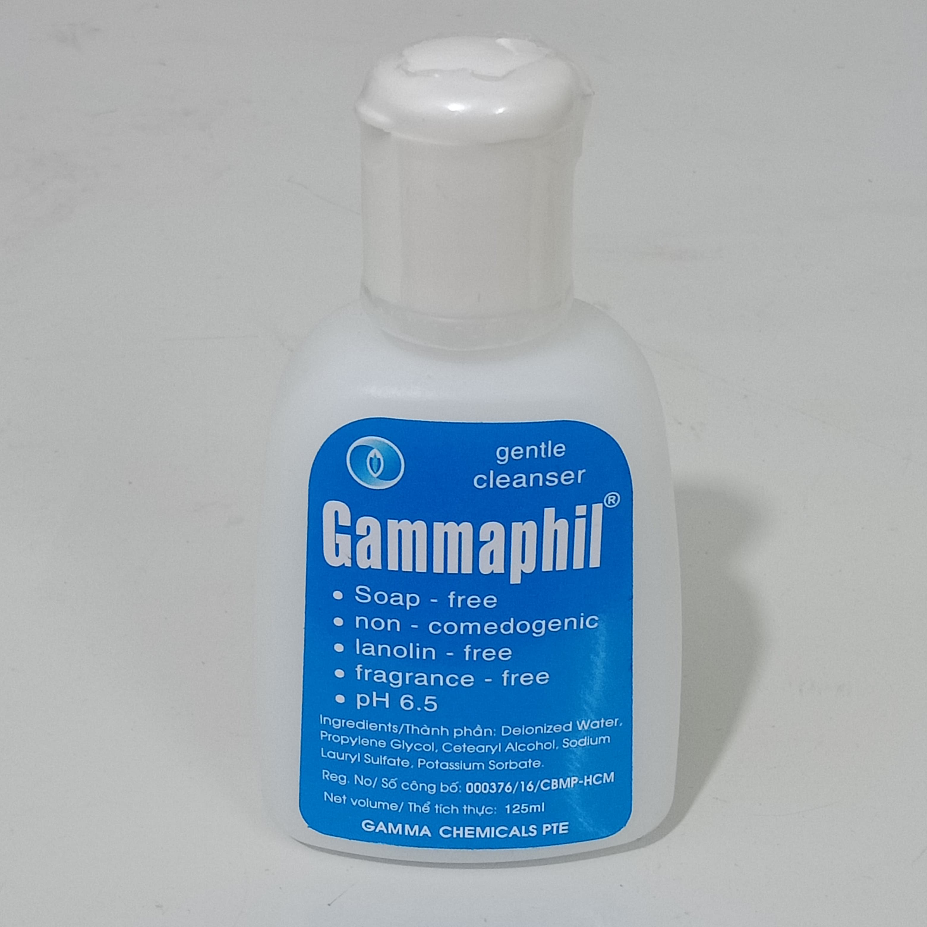 Sữa rửa mặt GAMMAPHIL làm sạch da thích hợp với da nhạy cảm ( lọ 125ml)