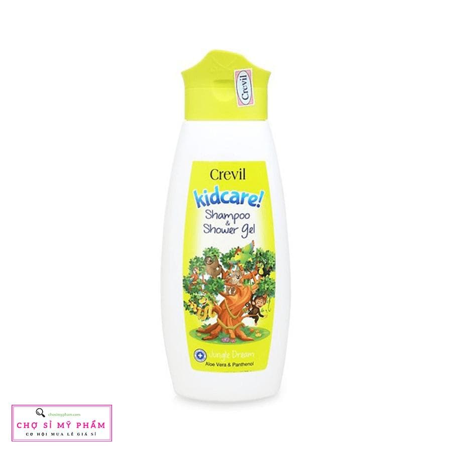 [HCM]Gel Tắm Gội Cao Cấp Cho Trẻ Em Crevil Kidcare Shampoo Shower Gel 300ml