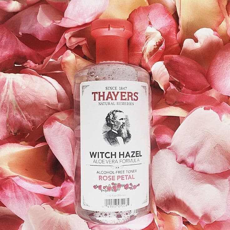 Nước hoa hồng Dưỡng ẩm trắng da se khít lỗ chân lông Thayers Alcohol Free Witch Hazel frorence86 Store( HOA HỒNG)