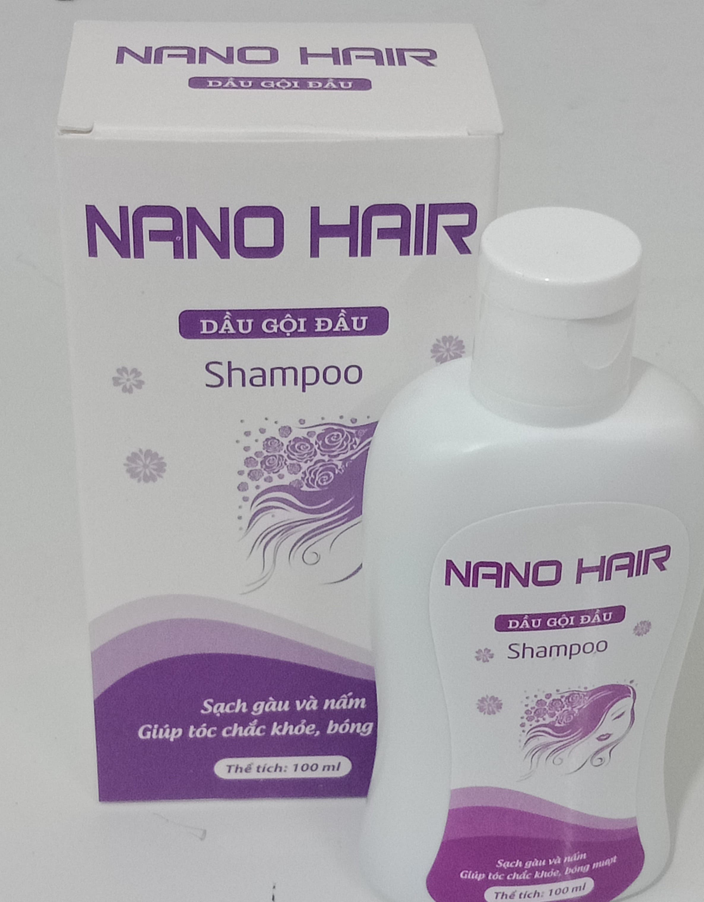 Dầu gội ngừa gầu và nấm da đầu NANO HAIR ( chai 100ml)
