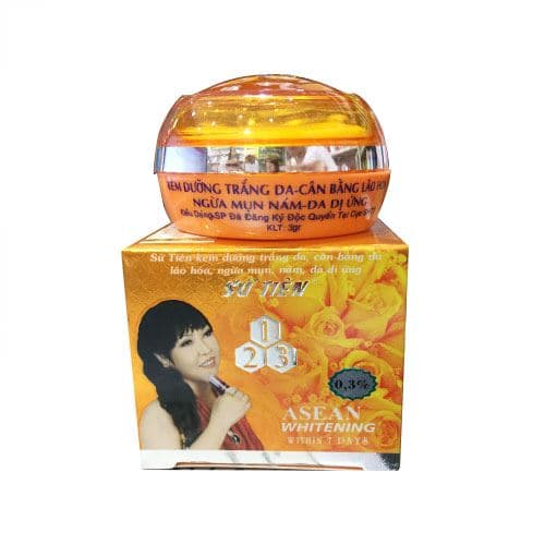 Kem  Dưỡng Trắng Da Ngừa Mụn-Lão Hóa Màu Cam